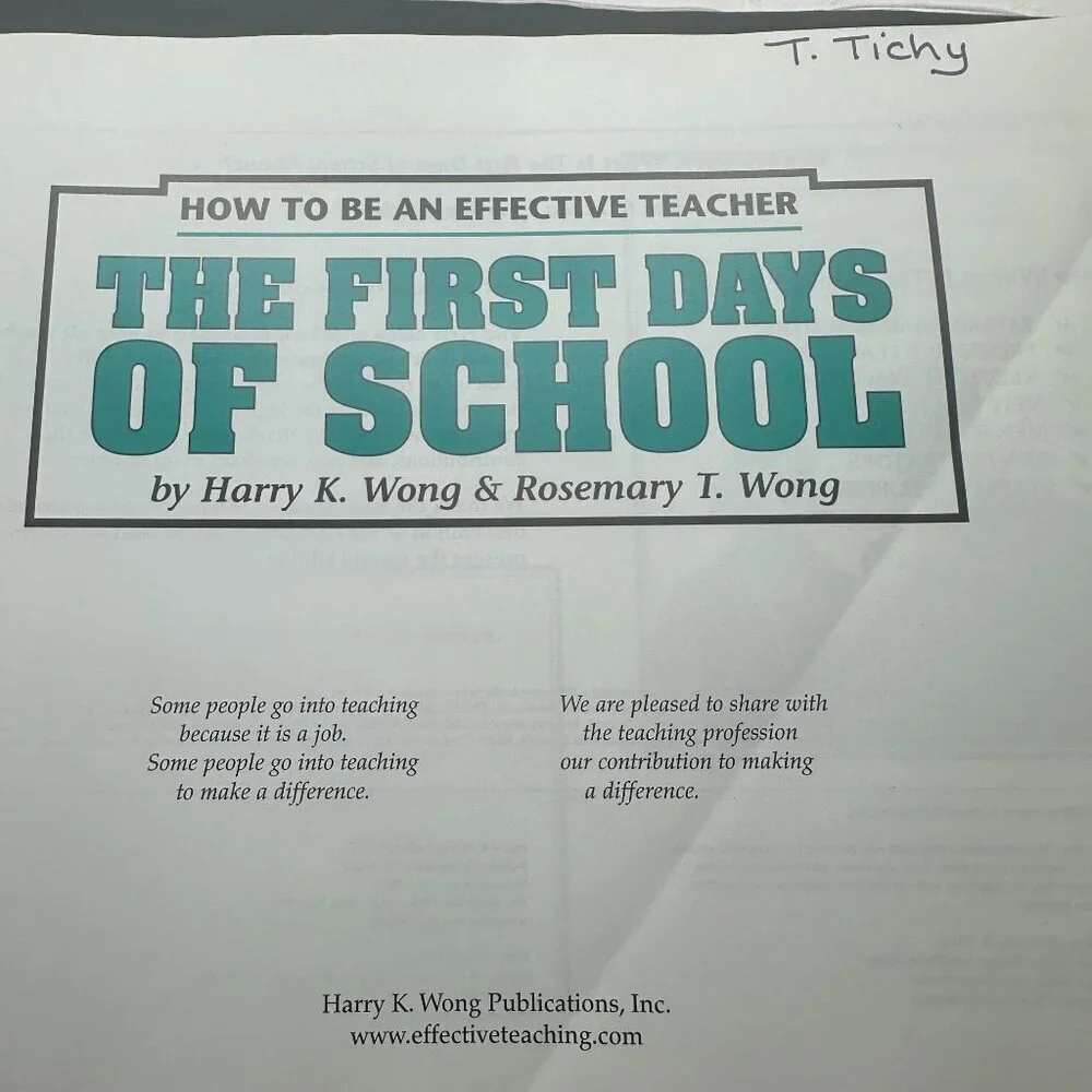 The First Days of School: How to Be an Effective Teacher